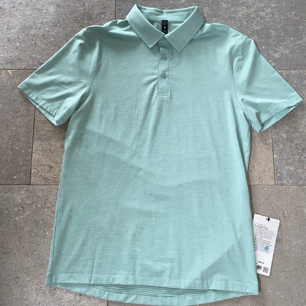 BNWT mens Lululemon EVOLUTION polo (medium)